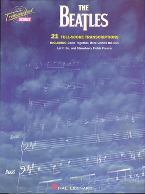 cover image of The Beatles Transcribed Scores (Songbook)